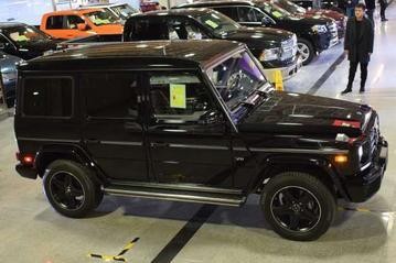 天津港展厅，奔驰G550，越野车爱好车心中雷打不动的首席地位