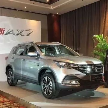 8.98万新AX7手动挡上市，助力2018年AX7成为明星车型