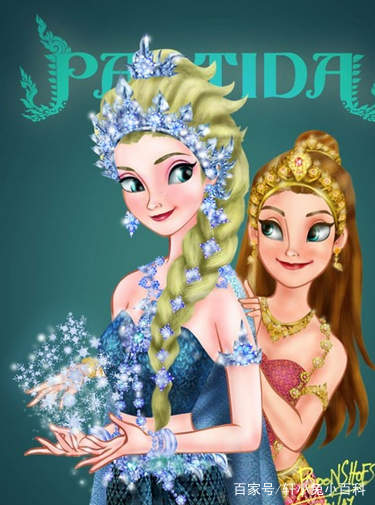 迪士尼公主穿上泰国服饰时,白雪公主和茉莉公