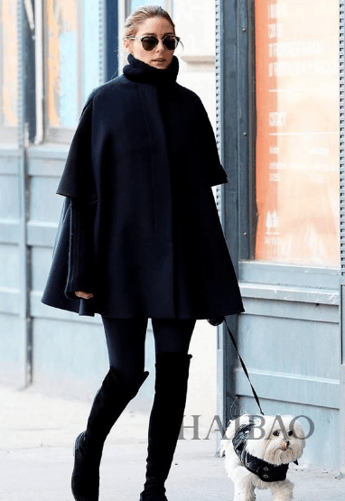 过膝长靴搭配什么样的衣服? 这样搭实在是高级