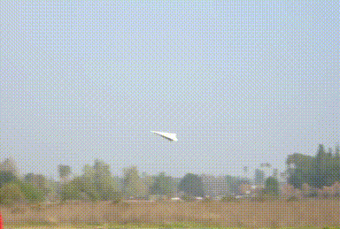 这才是真正的纸飞机