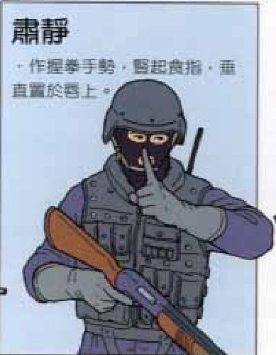 特种兵战术手势手语文图详解