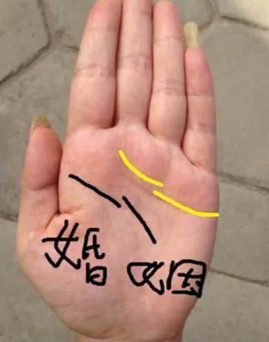 手相:手有二婚线加上感情线断裂,等你将会有一