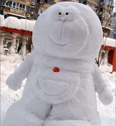 下雪了,发点搞笑雪人应应景吧