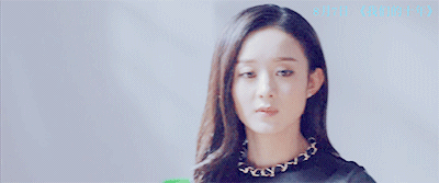 当红女明星赵丽颖动态表情包gif图片呆萌甜