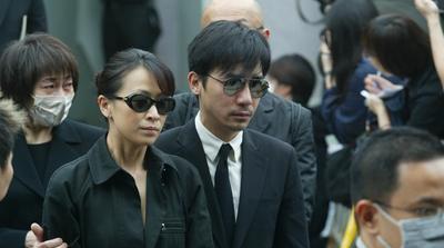 梅艳芳逝世葬礼全程图片