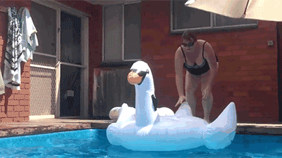 爆笑gif图:大哥你咋不看我啊