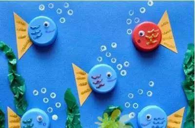 幼儿园瓶盖创意手工制作大全 太美了!赶紧收藏吧!