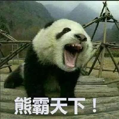 大熊猫表情包套图:兽人永不为奴