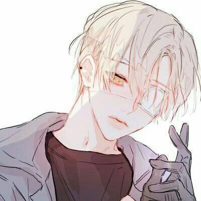 冷峻又略带可爱的动漫男生头像,还是那最熟悉的路口