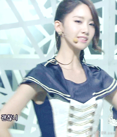 林允儿参加sbs人气歌谣 the boys 舞台