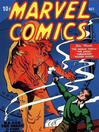 第一个被画作出来的变种人--漫威超级英雄纳摩