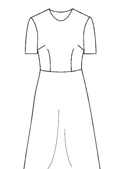 各种款式连衣裙的直裁法、原型法与纸样变化教