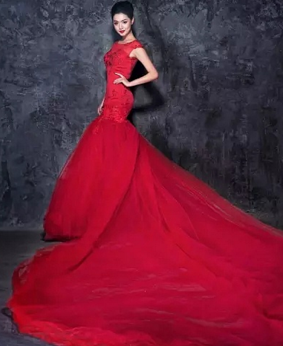 星座多彩婚纱秀,每一款都很漂亮,双鱼座的