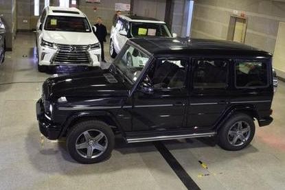 天津港豪车，2016奔驰G350，比G500有更强的通过性
