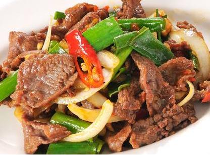 葱爆牛肉