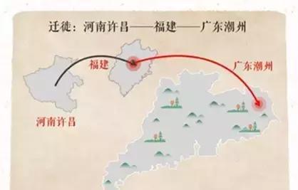 广东26个大姓迁徙图,快看看你来自哪里!