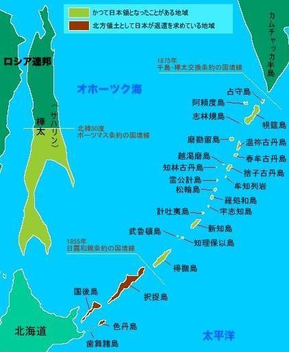 日本要的可不止北方四个岛, 这张地图告诉你答