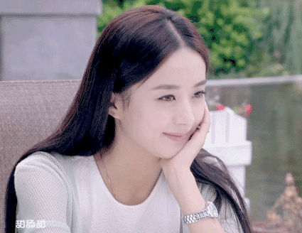 当红女明星赵丽颖动态表情包gif图片呆萌甜
