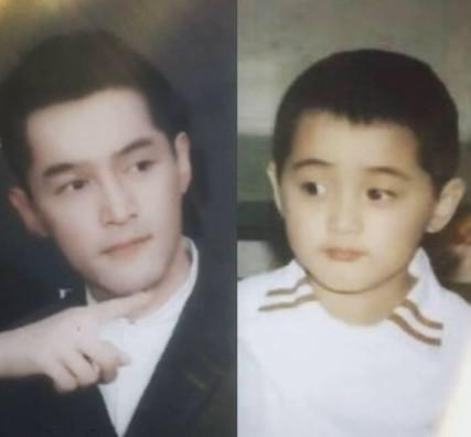 网友曝胡歌童年集体照,原来男神小时候这么胖,拍照姿势太撩人了
