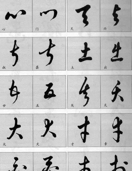 草书符号大全,先收藏再学习,总有一天用得上!