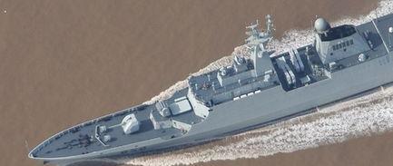 我国新一代导弹护卫舰浮出水面,代号057型,搭载航电推进系统