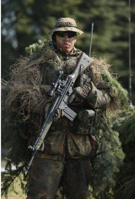 各国狙击手伪装大赛,中国特种兵人在哪?印度确