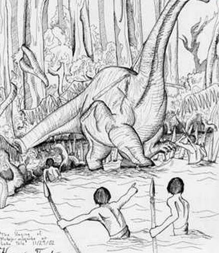 刚果恐龙,是至今未灭绝的恐龙?