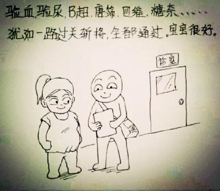 从漫画看女人怀孕到分娩的全过程，很温馨，很感动！