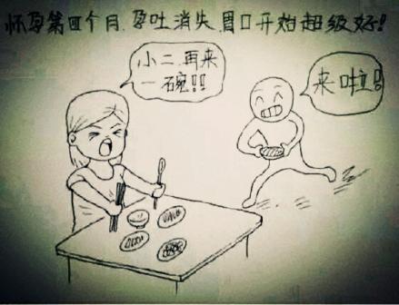 从漫画看女人怀孕到分娩的全过程，很温馨，很感动！