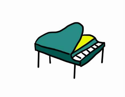 跟我一起画 简笔画 第56期 乐器之王钢琴