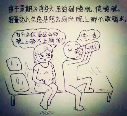 从漫画看女人怀孕到分娩的全过程，很温馨，很感动！