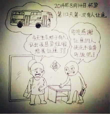 从漫画看女人怀孕到分娩的全过程，很温馨，很感动！