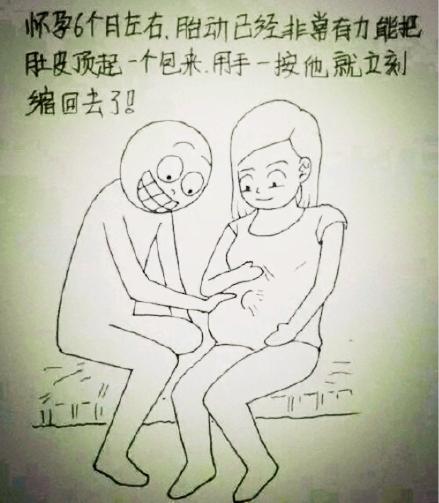 从漫画看女人怀孕到分娩的全过程，很温馨，很感动！