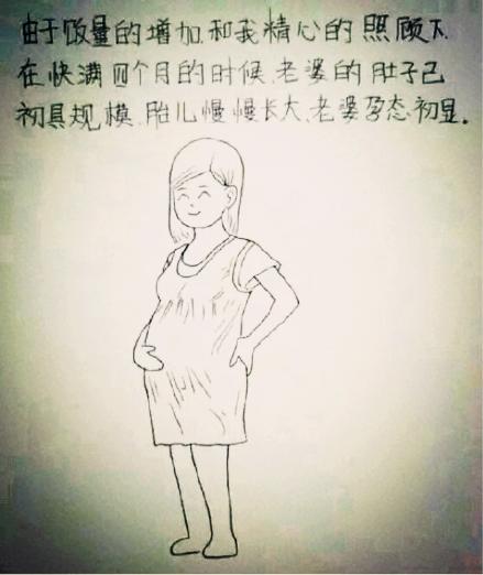 从漫画看女人怀孕到分娩的全过程，很温馨，很感动！