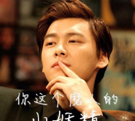 男神李易峰帅气表情来了,可爱萌开心,坏坏喜树叶落下动态表情图片