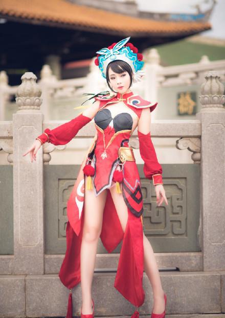 小清新的《王者荣耀》虞姬cosplay,你给几分?