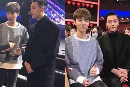 陈伟霆鹿晗献唱《爱你一万年》前者现身狗年春晚彩排现场