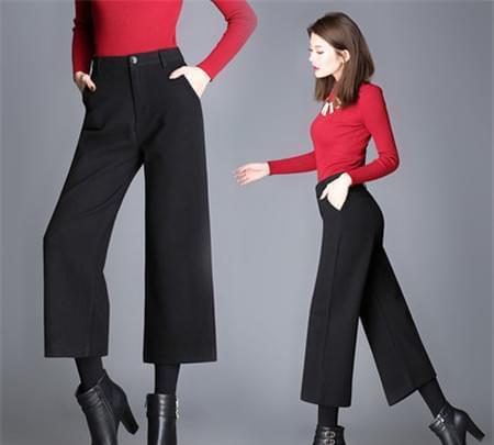 什么衣服配阔腿裤好看 看这里