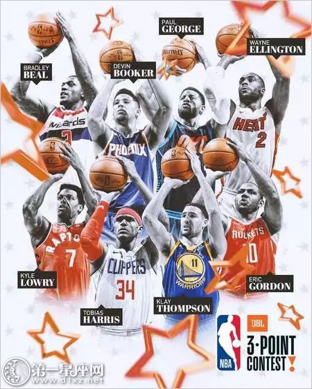 2018年nba全明星三分球大赛名单!