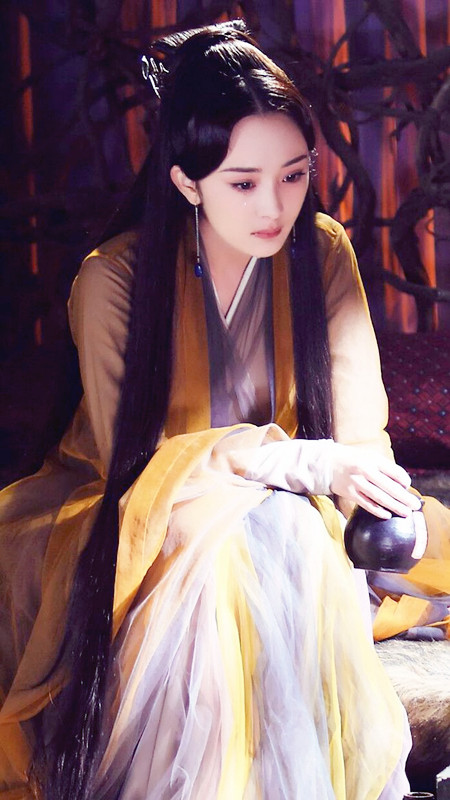 杨幂《三生三世》9套最美服装,水蓝8分白色9分,满分果然是它