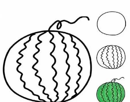 适合幼儿园儿童画的水果简笔画,简单实用,第二篇