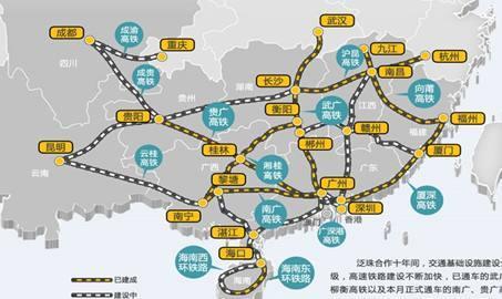 十三五国家高铁规划图