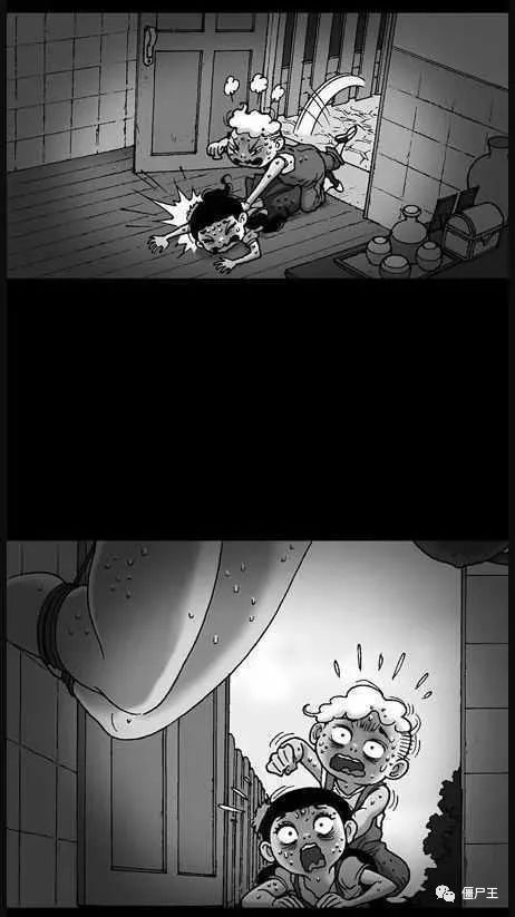 恐怖漫画：无声恐怖漫画《她知道》-僵尸王
