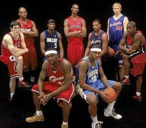 堪比96的03白金一代 只有詹皇一个人还在巅峰