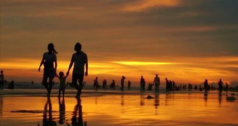 母爱如水!父爱如山!