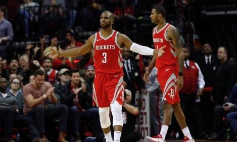 火箭距22连胜还需7场胜利,雷霆搅局,火箭和猛