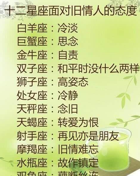 12星座的邋遢指数,面对旧情人的态度,最应该忘记的人