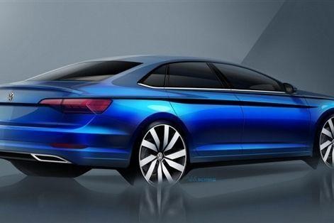 2019款速腾曝光, 4.7米加独立后悬挂国外把它叫捷达?