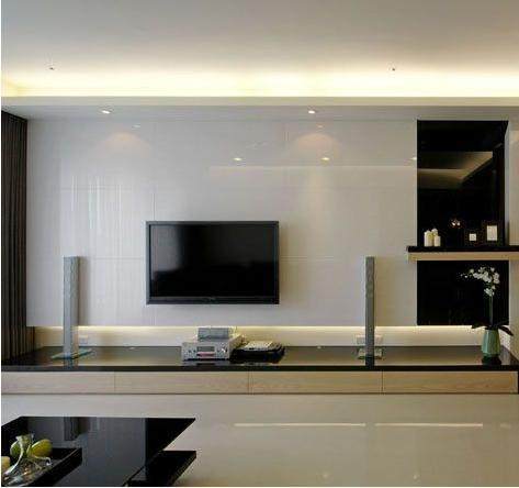 9张现代简约电视背景墙,款式简单,却大气自然,能让您的家?